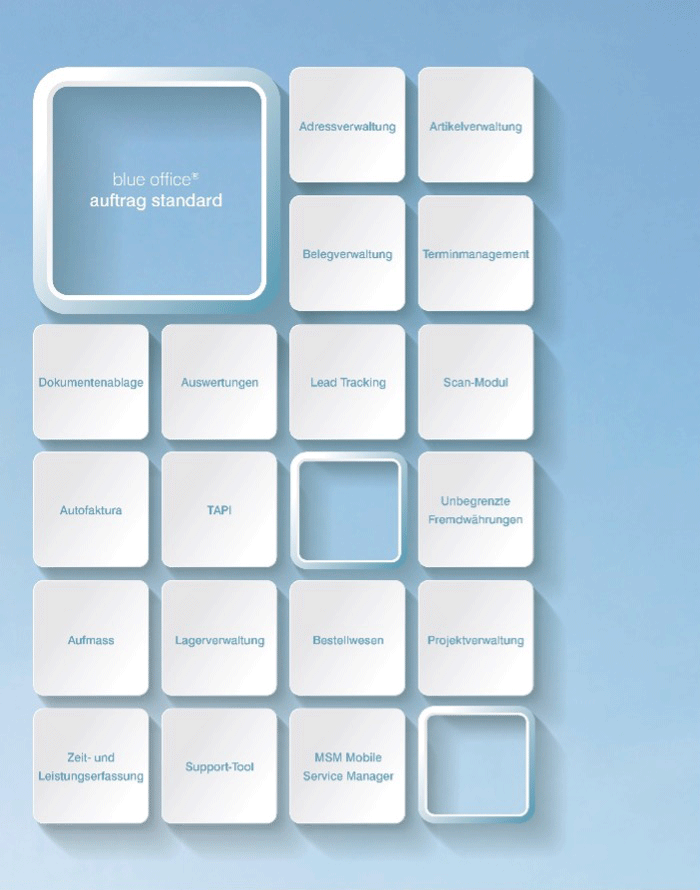 blue office® auftrag standard 